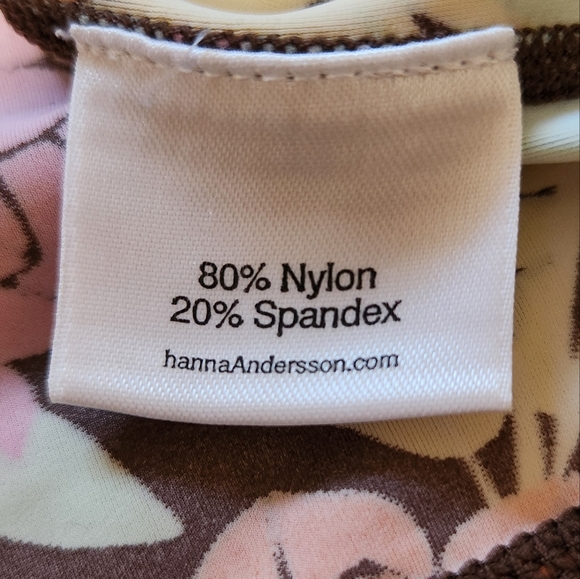 Hanna Andersson Floral Rash Guard Swim Top 120 - Picture 5 of 6